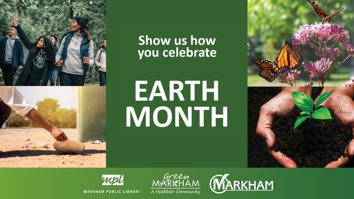cityofmarkham's tweet photo. Happy Earth Day! Share a photo of how you’re celebrating for a chance to win a $50 Loblaws gift card.
Use #GreenMarkham, #MarkhamLibrary, and #MPLTrailProject, and tag @cityofmarkham and @markhamlibrary for your chance to WIN!
Rules & regulations: https://t.co/yA3BLjZw6a https://t.co/stmxJqecVO