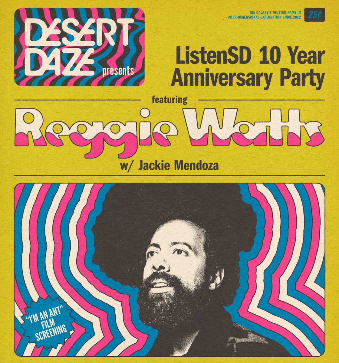 TONIGHT, in celebration of ListenSD's 10 YEAR Anniversary, see iconic performer @reggiewatts deliver an unforgettable experience. With support from @jackiemendoza__, this @desertdaze presented event will be one for the books!⚡️Doors @ 7PM / Show @ 8PM

🎟️ lnk.musicboxsd.com/ReggieWatts040…