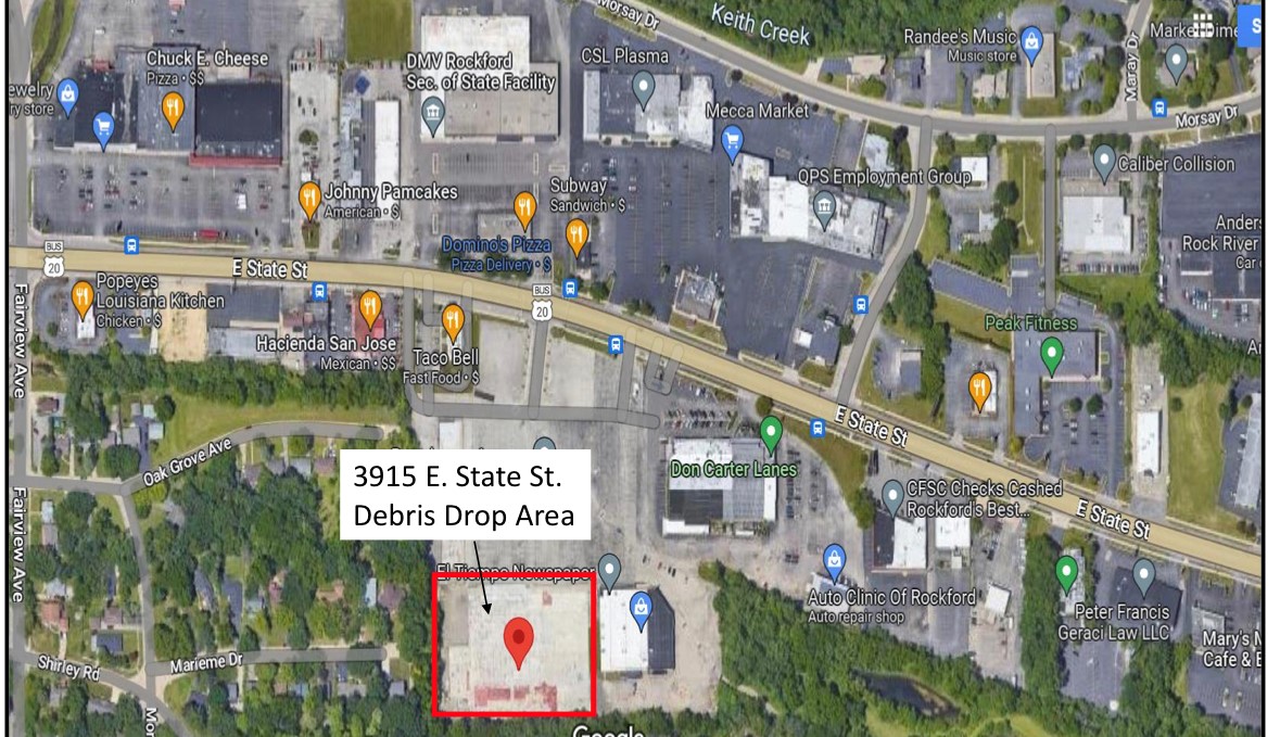 City of Rockford on Twitter "NOW OPEN Our debris dropoff location is