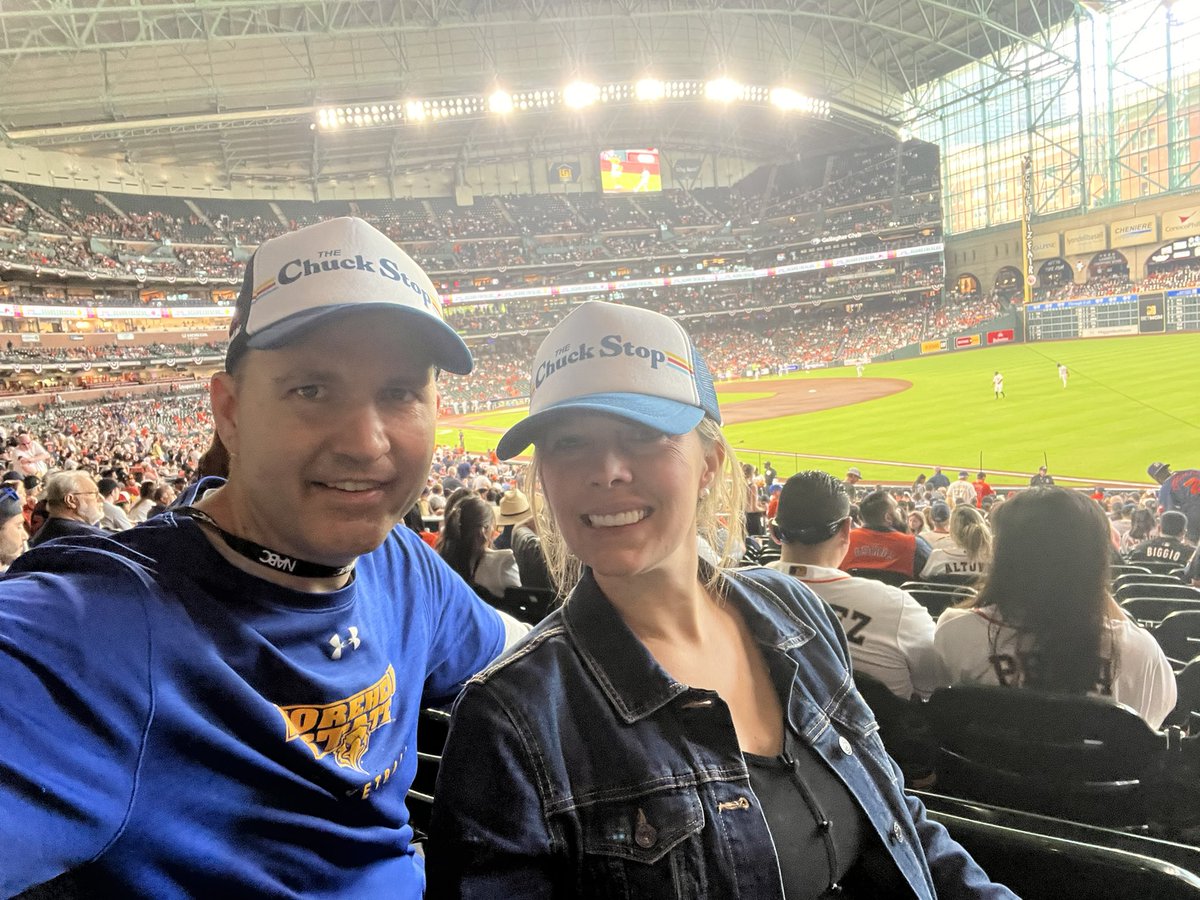Scotty_F_Combs's tweet photo. Wearing our #FanFest @CapitalOne #ChuckStop hats to @MinuteMaidParks to watch the @astros… https://t.co/mB6fQSW7Mz