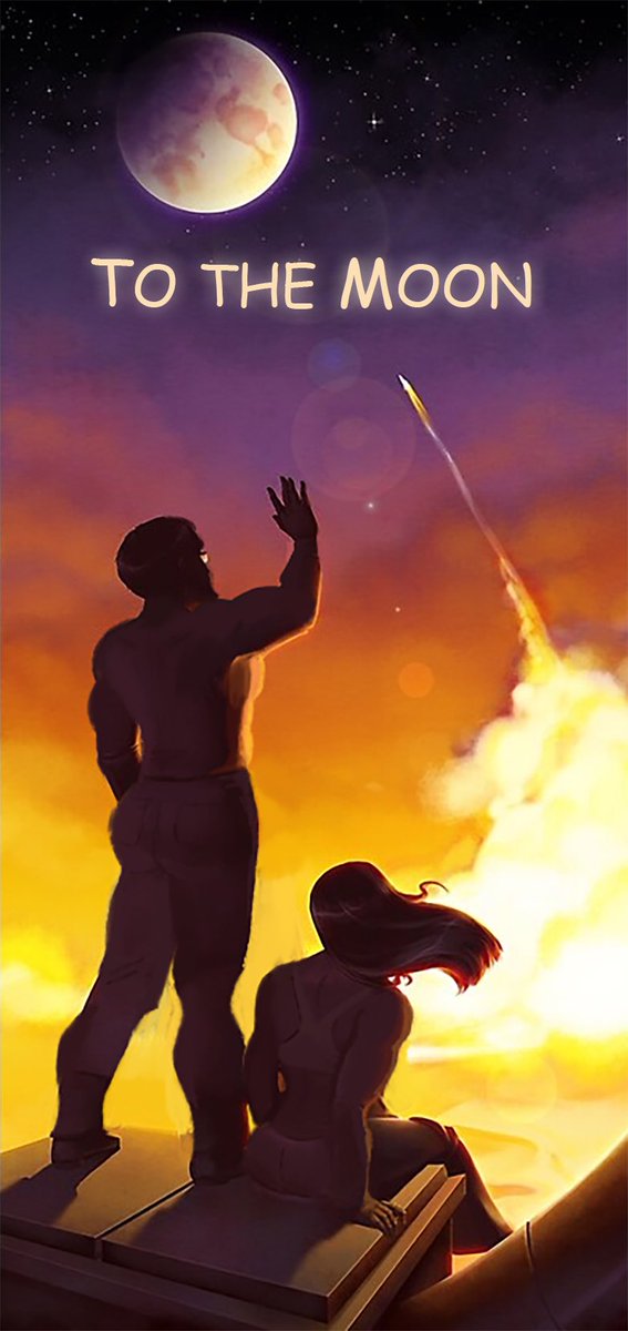 Reives_Freebird's tweet photo. New update to To the Moon poster to reflect the changes to Neil &amp; Eva's designs. https://t.co/k5i51GeX8Q