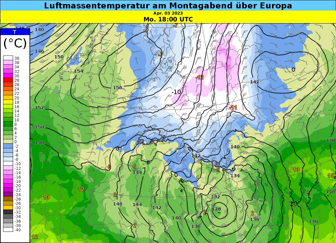 meteoschweiz's tweet photo. Stürmisches Wetter nächste Woche am #Mittelmeer: Polarluft lässt dort ein starkes Tief entstehen und auf Montag schickt ein Skandinavienhoch kalte Kontinentalluft zum Balkan: Ideale Voraussetzungen für heftige #Bora mit #Windböen lokal über 200 km/h am Fusse des Velebitgebirges. https://t.co/5brTknfp5M