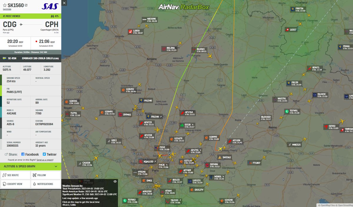 AirNav Radar tweet media