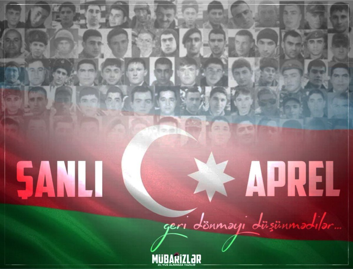🇦🇿Bu gün Aprel döyüşlərindən 7 il keçir...
🇦🇿Şəhidlərimizi dərin hüzün və hörmətlə anırıq!

Polkovnik:
Vüqar Yusifov🥀

Polkovnik-leytenant:
Raquf Orucov🥀
Murad Mirzəyev🥀

Mayor:
Təbriz Musazadə🥀
Urfan Vəlizadə🥀
Rasim Məmmədov🥀
Elnur Əliyev 🥀
Samit İmanov🥀

Kapitan: