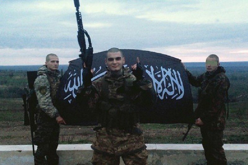 BrunellaCapitan's tweet photo. The “jihadist”who was killed near Aleppo (?!) who served in the Ukrainian police #Lyashuk with the call sign #Mujahed who was sentenced by a court in Kiev to ten years in prison in 2017 for torture, rape and other abuse of civilians in Donbass, who was released from prison on Zelensky's decree as a "veteran of the ATO" in 2021.

In the battles near Artyomovsk (Bakhmut), the former militant of the Tornado battalion, Belarusian Daniil Lyashuk, was eliminated.