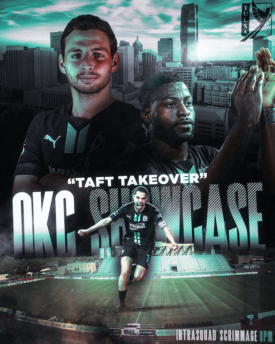 FCTulsa's tweet image. Bringing the 𝙧𝙚𝙖𝙡 𝙚𝙣𝙚𝙧𝙜𝙮 to OKC ⚡️

Since OKC Energy FC obviously has no use for Taft Stadium anymore, we're taking it over. We'll be having an intrasquad scrimmage tonight at 8pm to cleanse the pitch from its previous tenant 🏟

More info coming soon 👀

#ForTulsa |…