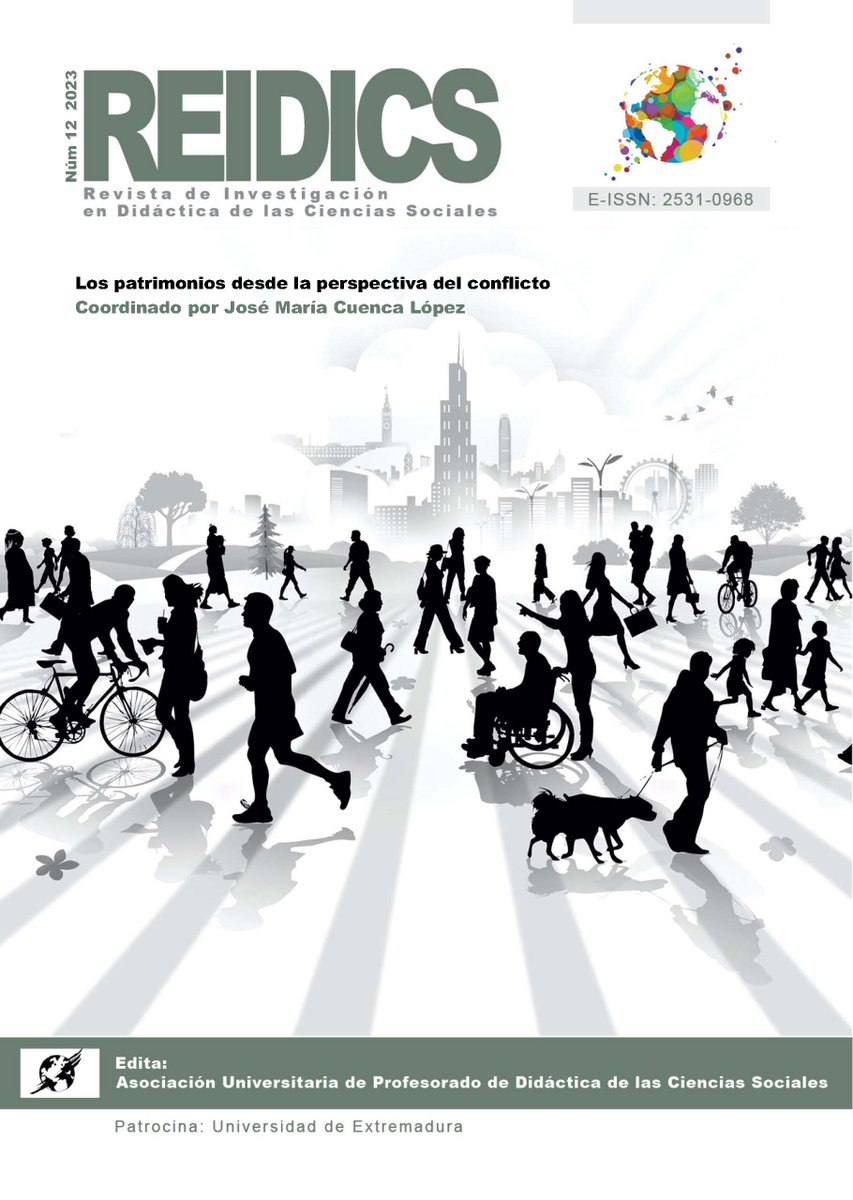 ⏩⏩⏩⏩Núm. 12: Los patrimonios desde la perspectiva del conflicto
Patrimonio industrial minero en la provincia de Cáceres, difusión e intervención didáctica para Primaria
Teresa Pulido, Francisco Javier Jaraíz 
publicaciones.unex.es/index.php/reid…
<a href="/jcuencaUHU/">Jose M. Cuenca Lopez</a> <a href="/Red14ECCSS/">Red14ECCSS</a> <a href="/index_210/">index210</a> <a href="/aupdcs/">AUPDCS</a>