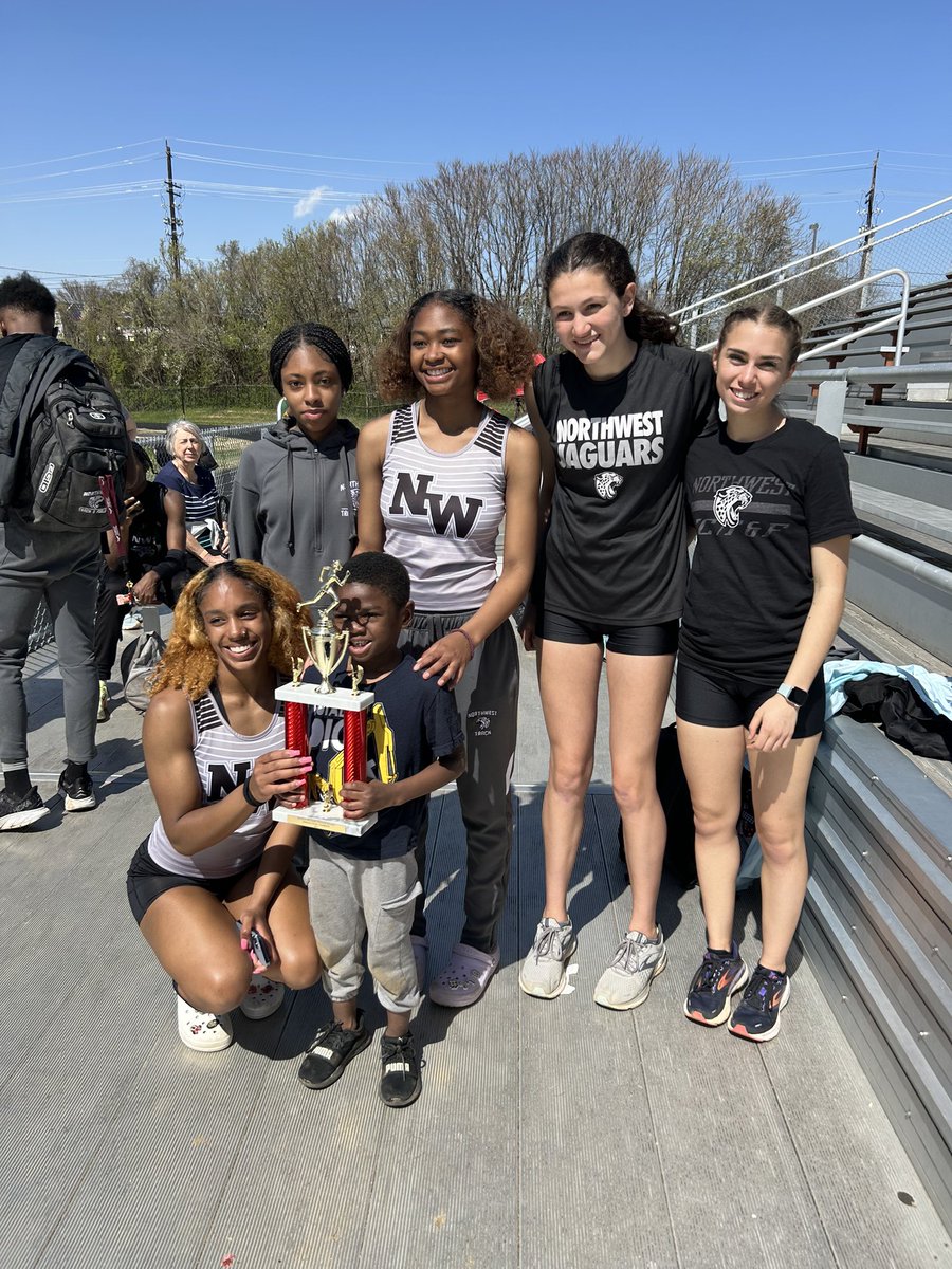 NorthwestXCTF's tweet photo. Congratulations to our young Lady jags! Winning the Quince Orchard cougar Relays. Go jags! https://t.co/yf2iPE8FYK
