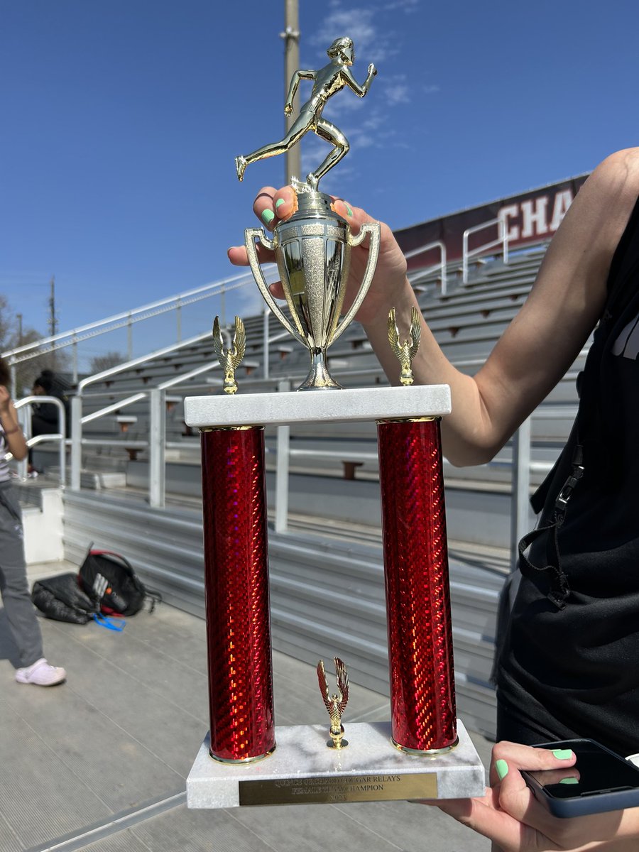 NorthwestXCTF's tweet photo. Congratulations to our young Lady jags! Winning the Quince Orchard cougar Relays. Go jags! https://t.co/yf2iPE8FYK