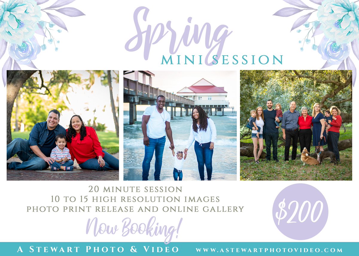 AStewartPhotos's tweet photo. Spring Mini Photo Sessions Now Available!!! Book yours now https://t.co/JLTnaHg1sA https://t.co/CSrEZlAsFX