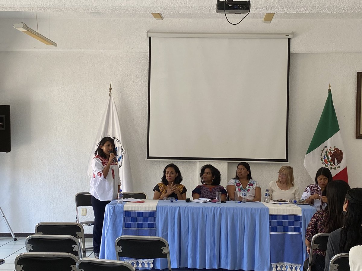 RSaberes's tweet photo. Concluimos la presentación y mesa de diálogo en torno a la Realización de las cápsulas radiofónicas en Didxazá del Istmo de Tehuantepec y en castellano con relación a la Violencia de obstétrica en Oaxaca. 

Gracias @GIRE_mx y también al @ISBeauvoir 💚 https://t.co/kDRpcO6l9x
