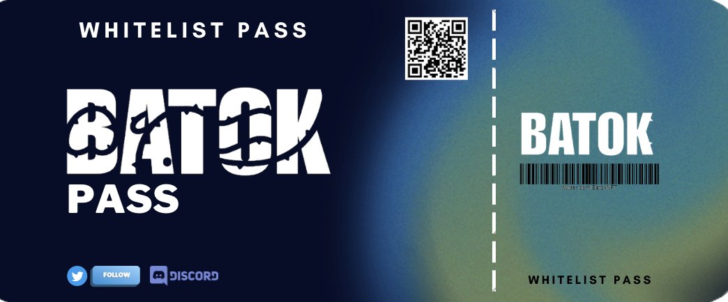 BatokNFT's tweet photo. Congratulations @kabir_hamza_, @Muzzraj, @meriann__ and @3poolA for winning a #BatokPass πποΈ
Kindly DM us your address π€
Follow + RT for more chances of winning. π
#BatokPass #FreeMint #NFTGiveaways #NFT #freemintNFT https://t.co/xmNv3Ov8UG