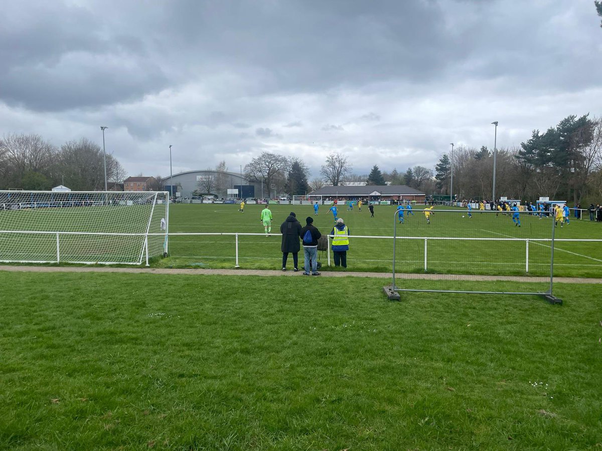WythenshaweFC's tweet photo. Thank you to the 318 supporters in attendance this afternoon at the @SelcoBW Community Stadium for our final home game of the season ⚽️

#UpTheAmmies 🔵⚪️ https://t.co/eWuhLdFhHK