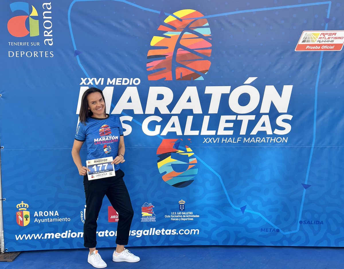 Cuando llega la fecha y no hubo entreno, queda confiar en el poder del entusiasmo
A darle! #runner #halfmarathon #Tenerife #HereWeGo #@ComuniRunners