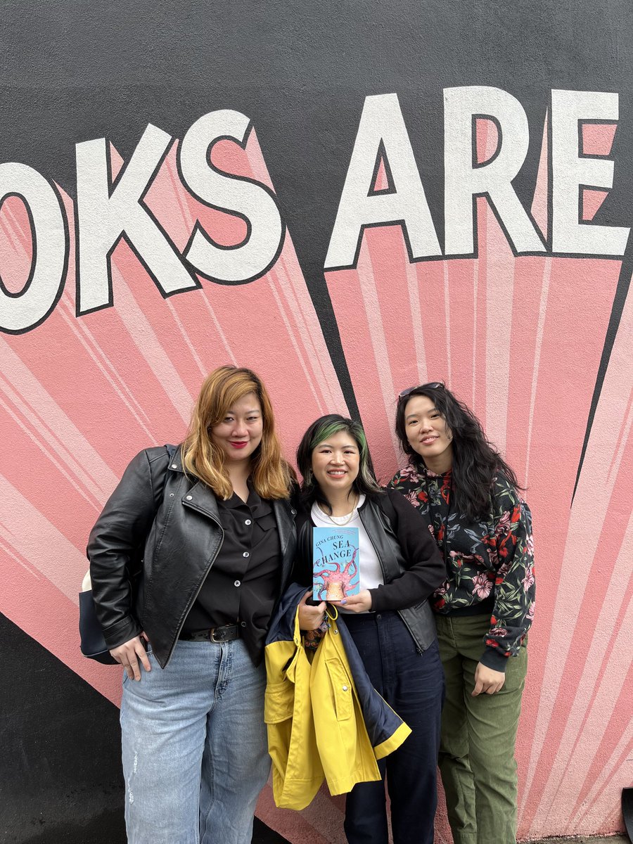 Vanessa Chan (@vanjchan) on Twitter photo Wake up everyone!!!!! Signed copies of SEA CHANGE are swimming into <a href="/booksaremagicbk/">Books Are Magic</a>!!! Her two book aunts (me and <a href="/g_liew/">Grace Shuyi Liew</a>) accompanied @ginathechung to go sign books today. You know where to get your copies now… 40 of them are waiting and then some 🐙 Wake up everyone!!!!! Signed copies of SEA CHANGE are swimming into <a href="/booksaremagicbk/">Books Are Magic</a>!!! Her two book aunts (me and <a href="/g_liew/">Grace Shuyi Liew</a>) accompanied @ginathechung to go sign books today. You know where to get your copies now… 40 of them are waiting and then some 🐙