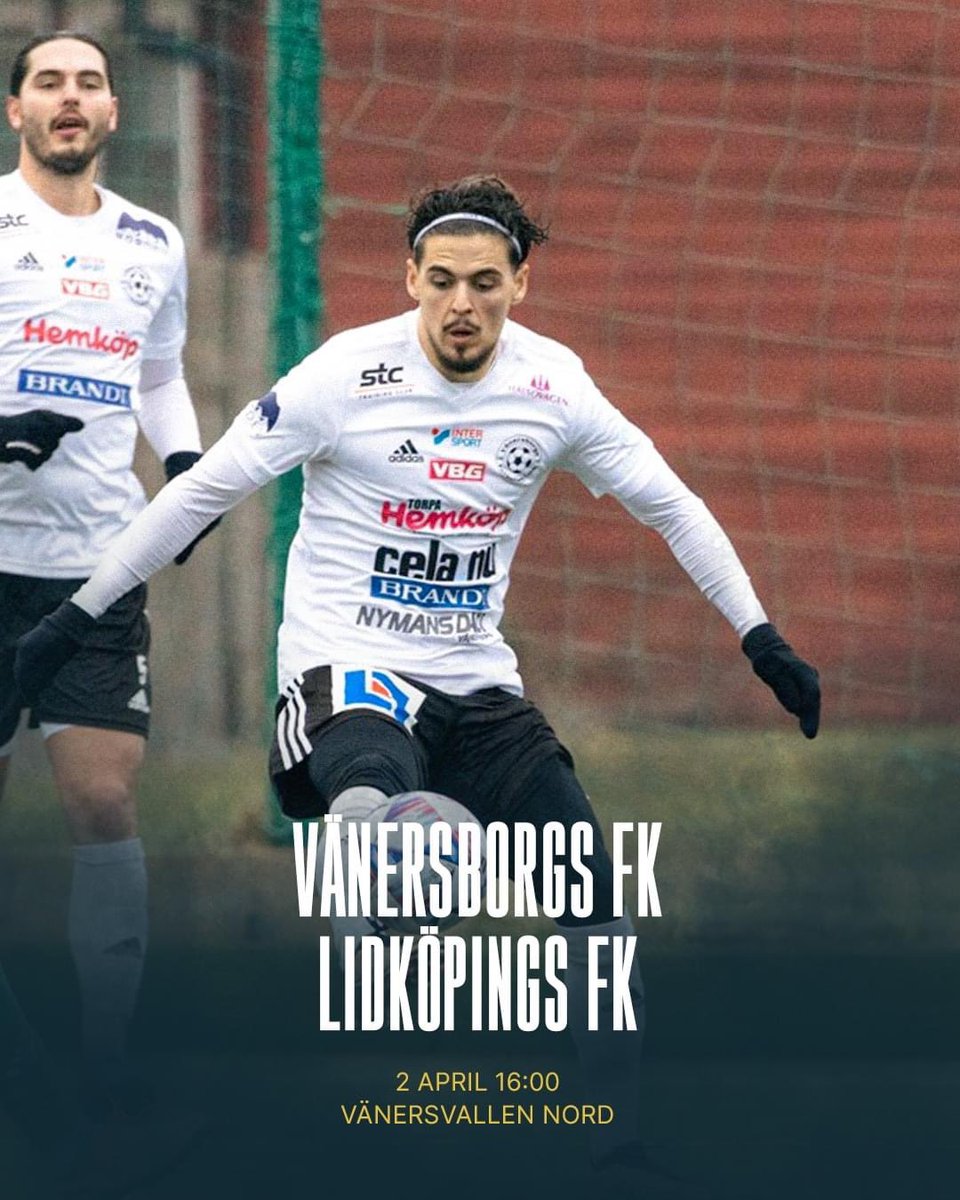 ÄNTLIGEN SERIEPREMIÄR!

Efter veckans DM-match mot Tvärred-Vegby FC kliver vi imorgon in i årets seriespel när vi välkomnar Lidköpings FK till ett snöigt, men förhoppningsvis soligt, Vänersvallen. Matchstart 16:00 - ses där!