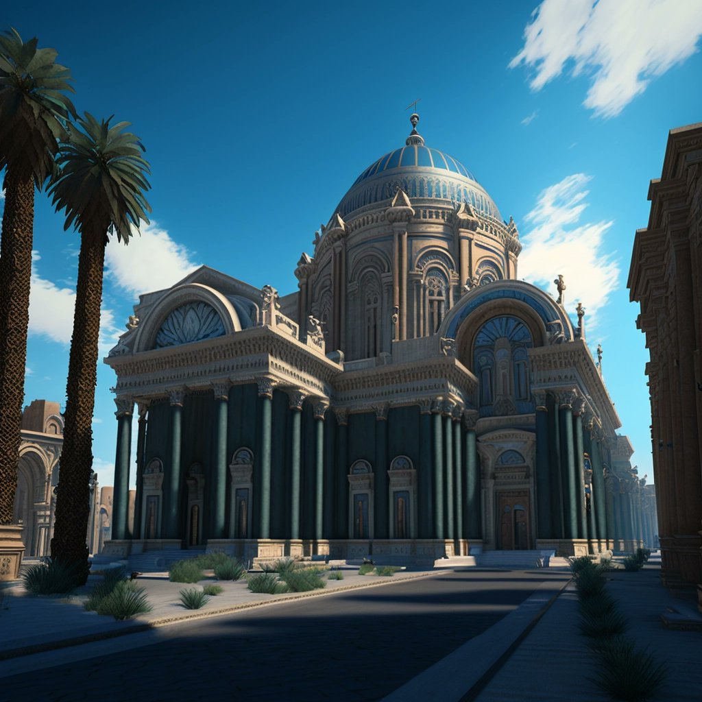 technobuild's tweet image. Don't miss the chance to visit Churches of Palmyra in 2050 and witness the perfect mixture of tradition, history, and innovation. #Palmyra2050 #Resilience #Innovation #MiddleEast #SyrianHeritage #ArtificialIntelligence #ArchitecturalInnovation #CulturalAdvancement #Conservation