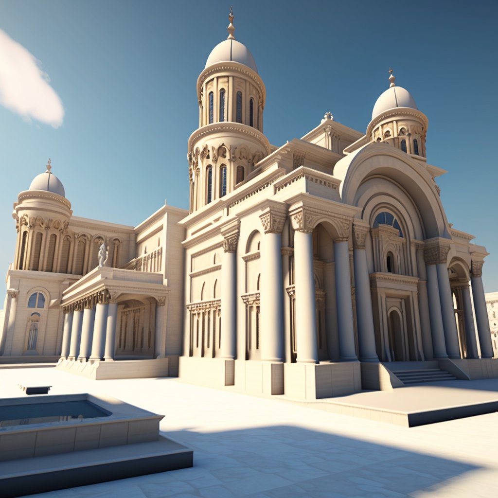 technobuild's tweet image. Don't miss the chance to visit Churches of Palmyra in 2050 and witness the perfect mixture of tradition, history, and innovation. #Palmyra2050 #Resilience #Innovation #MiddleEast #SyrianHeritage #ArtificialIntelligence #ArchitecturalInnovation #CulturalAdvancement #Conservation