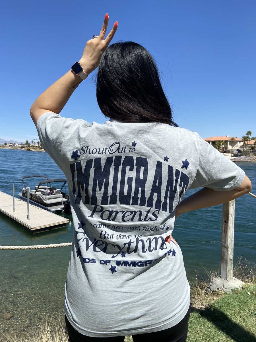 New favorite shirt from my brother 🥰 <a href="/KOImmigrants/">Kids Of Immigrants</a>