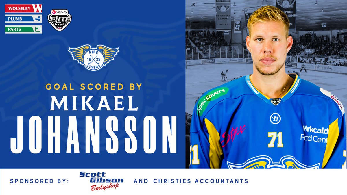 Fife Flyers on Twitter "🚨 Flyers goal! Scored by Mikael Johansson Fife