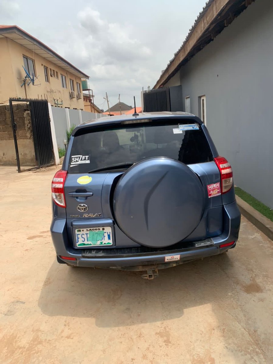 prolific_autos's tweet photo. for sale 
Toyota rav4 2010 model 
price: 3.5 million naira (slightly negotiable )
good engine and gear 
buy and drive 
chilling ac
all papers intact 
For more details/inspection call or WhatsApp 08062741712 
#CarsAndCars #AusGP #AprilFoolsDay #Boycott60Minutes https://t.co/Dd11XlWuES