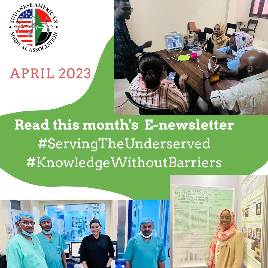 SudAmeriMedAsn's tweet photo. Our April Enewsletter is out!
Subscribe to read it
https://t.co/V08FQ33zeL
#Serving_The_Underserved
#Knowledge_Without_Barriers https://t.co/obpUmXhUTf
