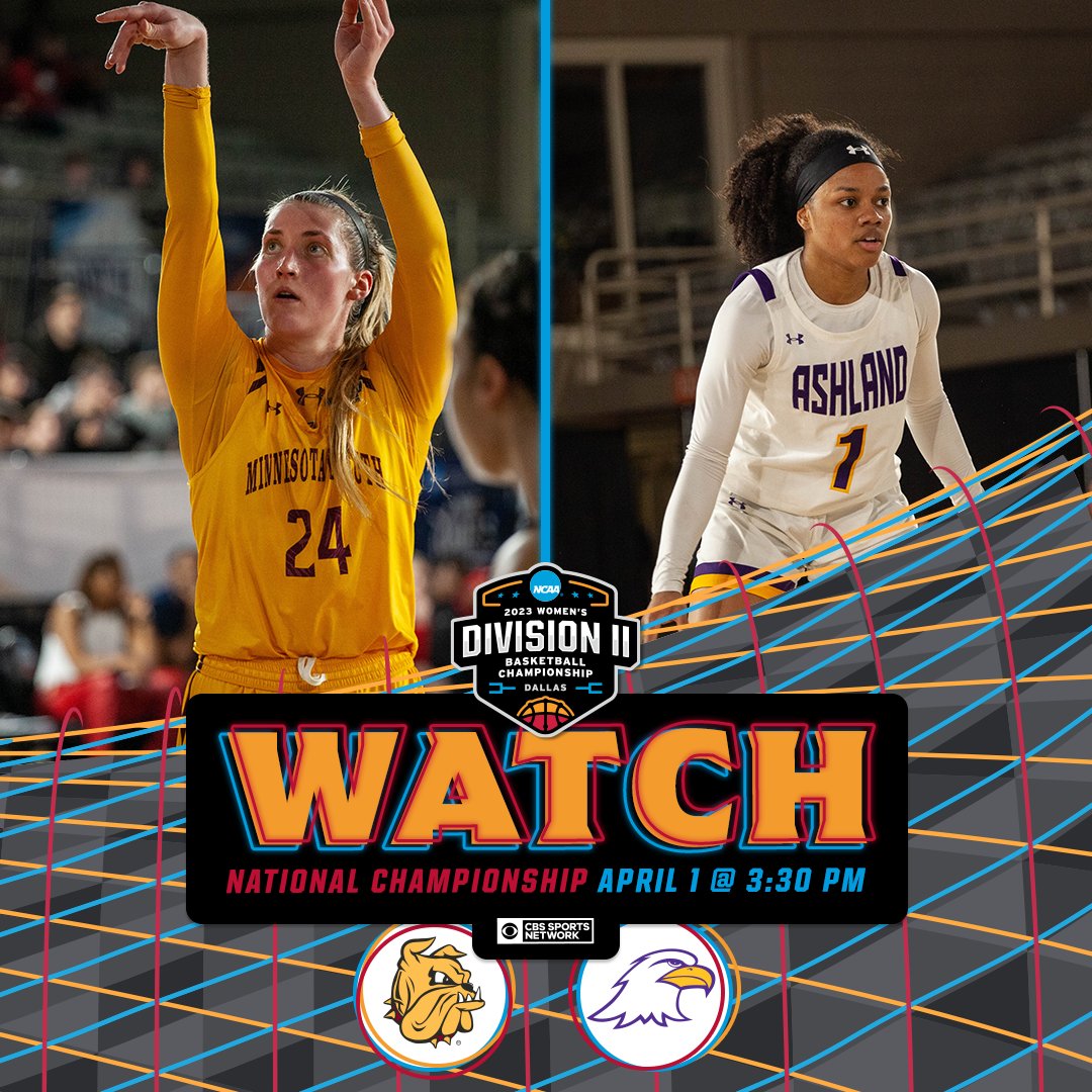 NCAADII's tweet photo. HERE WE GO‼️

No. 2 @UMDWomensBBall vs. No. 1 @AshlandWBB 

📺 @CBSSportsNet 
📊 https://t.co/mRJ94uOGOm https://t.co/tgXuqMa2e0