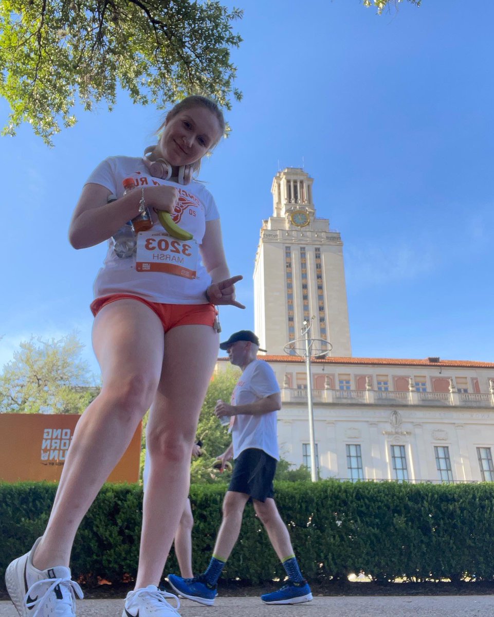 kaitlynmarshhh's tweet photo. Ran the Longhorn Run today! #WeRunUT https://t.co/Ne5RCIt4VC