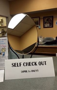 Throwback to my favorite April 1st Library Post: