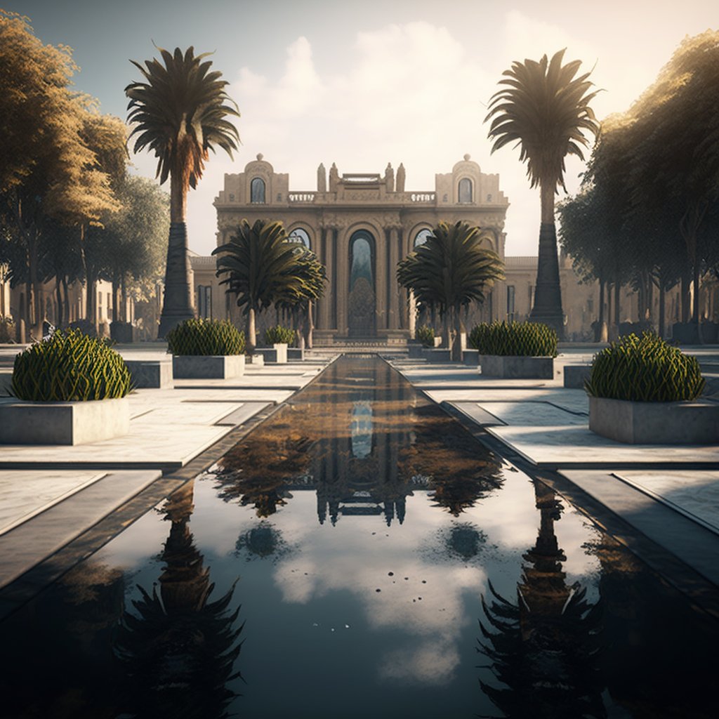 technobuild's tweet image. The heart of Palmyra city beats in its vibrant and bustling center, where culture and art thrive, providing a multifaceted and authentic experience. #CulturalAdvancement #ArtificialIntelligence #midjurney #midjourneyv5 #AIpicture #aiportrait