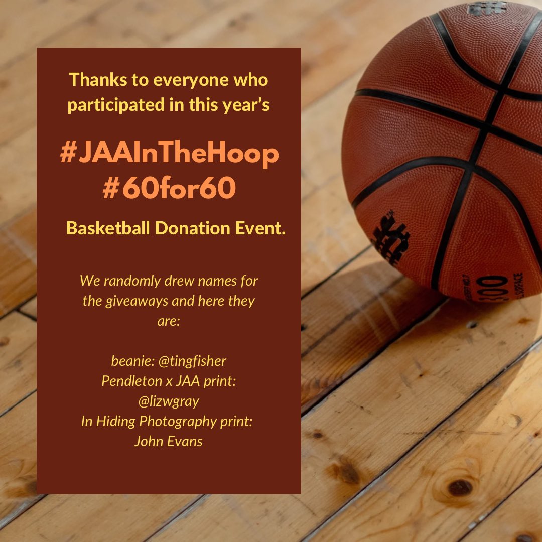JeffAmentsArmy's tweet photo. #JAAInTheHoop 2023 #60for60
Thank you so much to everyone who participated this year. The final tally was
247 balls
2 jump ropes
$100 donation to an organization
We have randomly drawn names for the giveaways and here they are:
1/2 https://t.co/ZVzMf5Zl4g