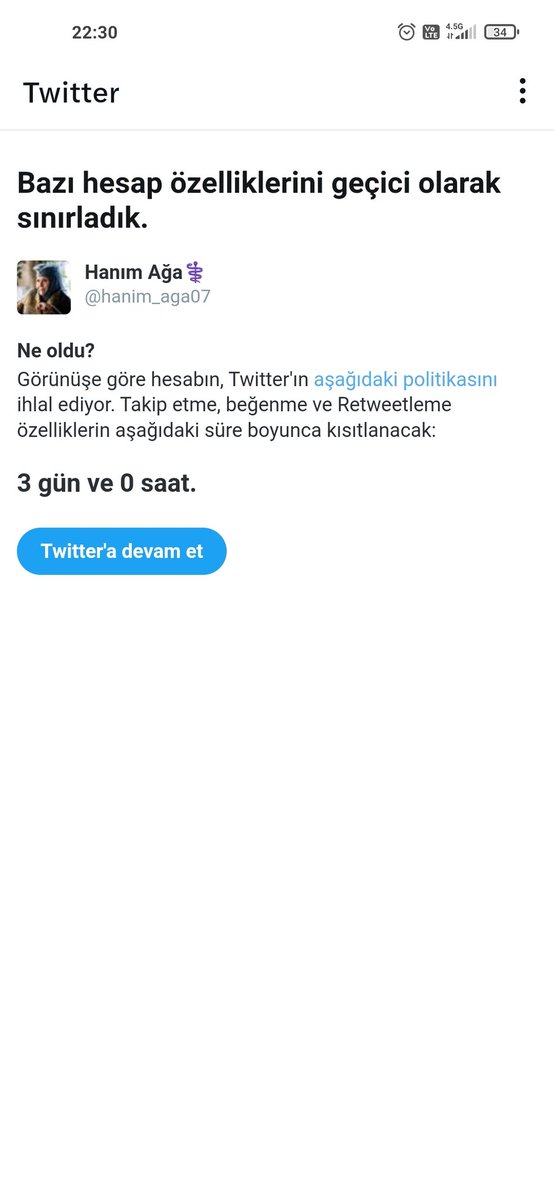 hanim_aga7's tweet photo. LÜTFEN DESTEK HESABIM ŞİKAYET ALTINDA TROLLER HESABA SALDIRIYOR LÜTFEN RT BEĞENİ TAKİP LÜTFENNNNNN 
#GüleGüleAKP https://t.co/TP19YEynZj