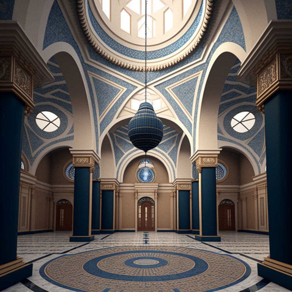 technobuild's tweet image. Don't miss the chance to visit the mosques in Palmyra in 2050 and witness the perfect mixture of tradition, innovation PART 2 #Palmyra2050 #Resilience #Innovation #MiddleEast #SyrianHeritage #ArtificialIntelligence #ArchitecturalInnovation #CulturalAdvancement #conservation