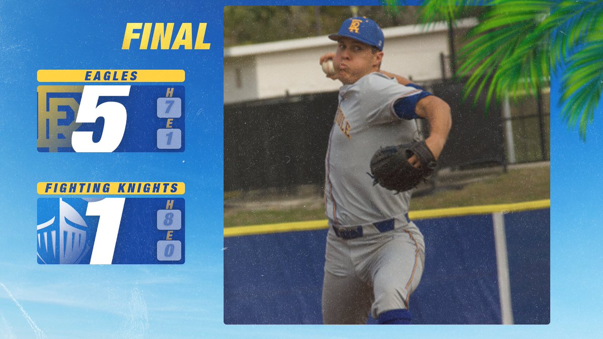 ERAUBaseball's tweet photo. EAGLES WIN!!!

@_DillyDilly13 was dealing and the Eagle offense did enough to even the series with Lynn.

Rubber match coming up in 30 minutes!

#GoERAU #DH https://t.co/k7biQB6aP7