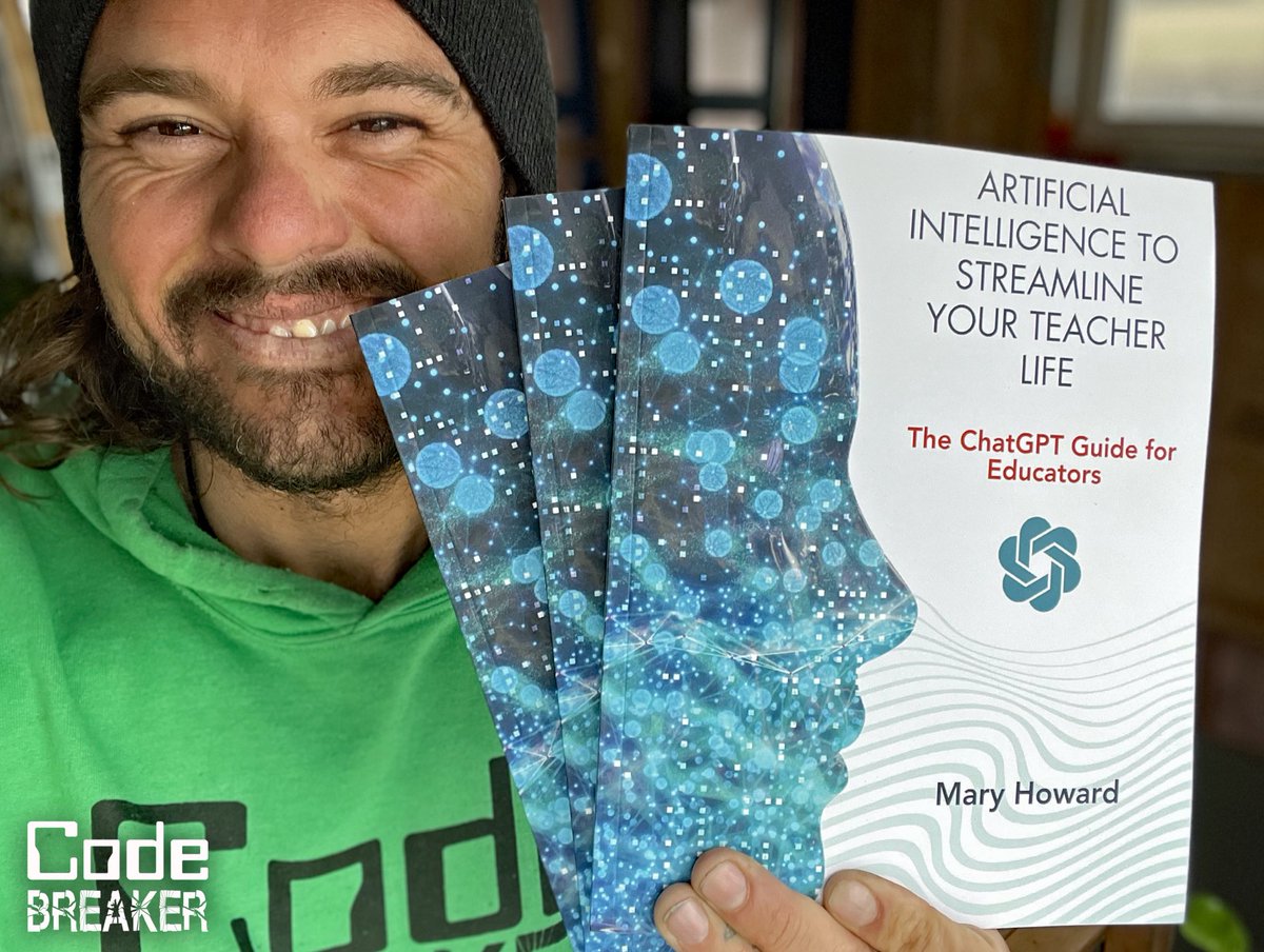 The latest BEST SELLER from our teammates over at <a href="/XFactorEdu/">X-Factor EDU</a> has landed on our desk! Three times!

SO WE ARE GIVING THEM AWAY!

Simply follow us and retweet here to enter! Bonus points for tagging friends! 

#CodeBreaker 
#ChatGPT 🦾