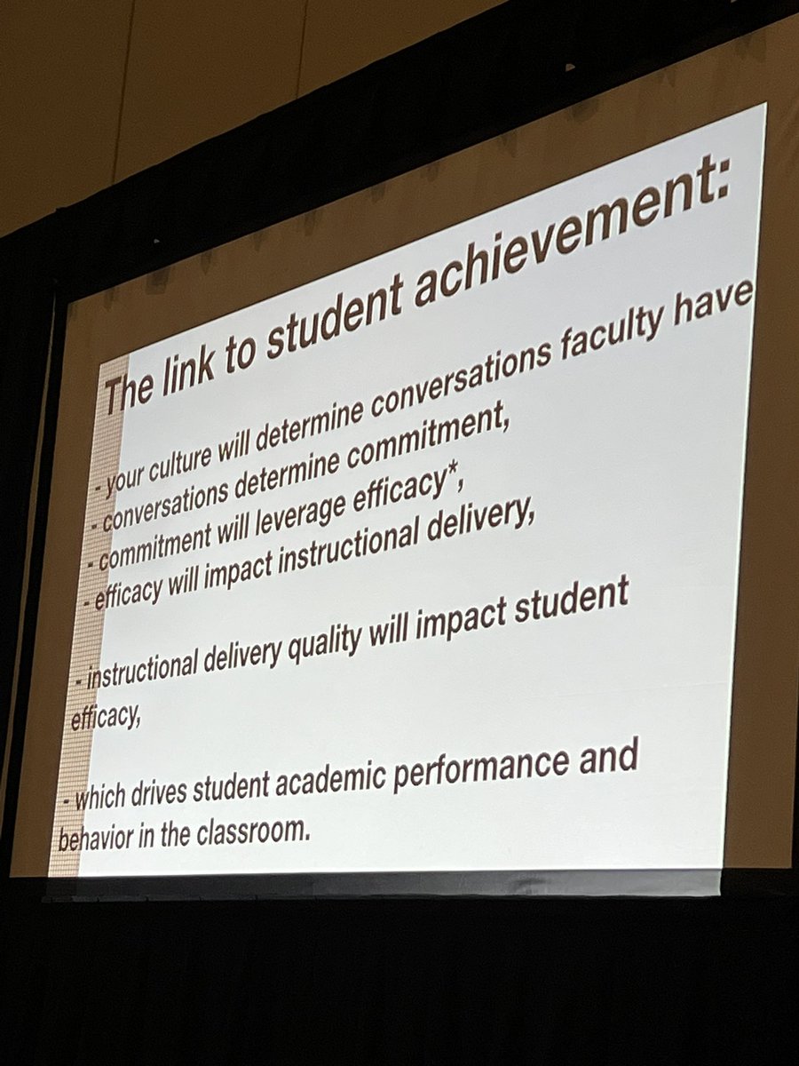 Culture is who you talk to and what you talk about. #ascd23