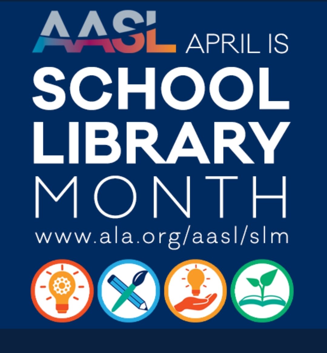 Happy School Library Month! <a href="/GreenRunLibrary/">GRHS Library</a> <a href="/GreenRunReads/">Green Run Reads</a> <a href="/vblms/">Maha Elmachichi</a> <a href="/JennClementsVB/">Jennifer Clements</a> <a href="/VAASL/">VAASL</a> <a href="/GRHS_Stallions/">Green Run Stallions</a> <a href="/grcollegiate/">Green Run Collegiate</a>