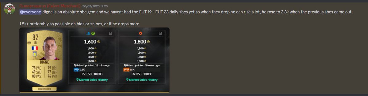 GunnersaurusFUT's tweet image. Not bad for a 2 day hold

Join @HoratioFTA x @HolyPotatoFUT for more tips like these