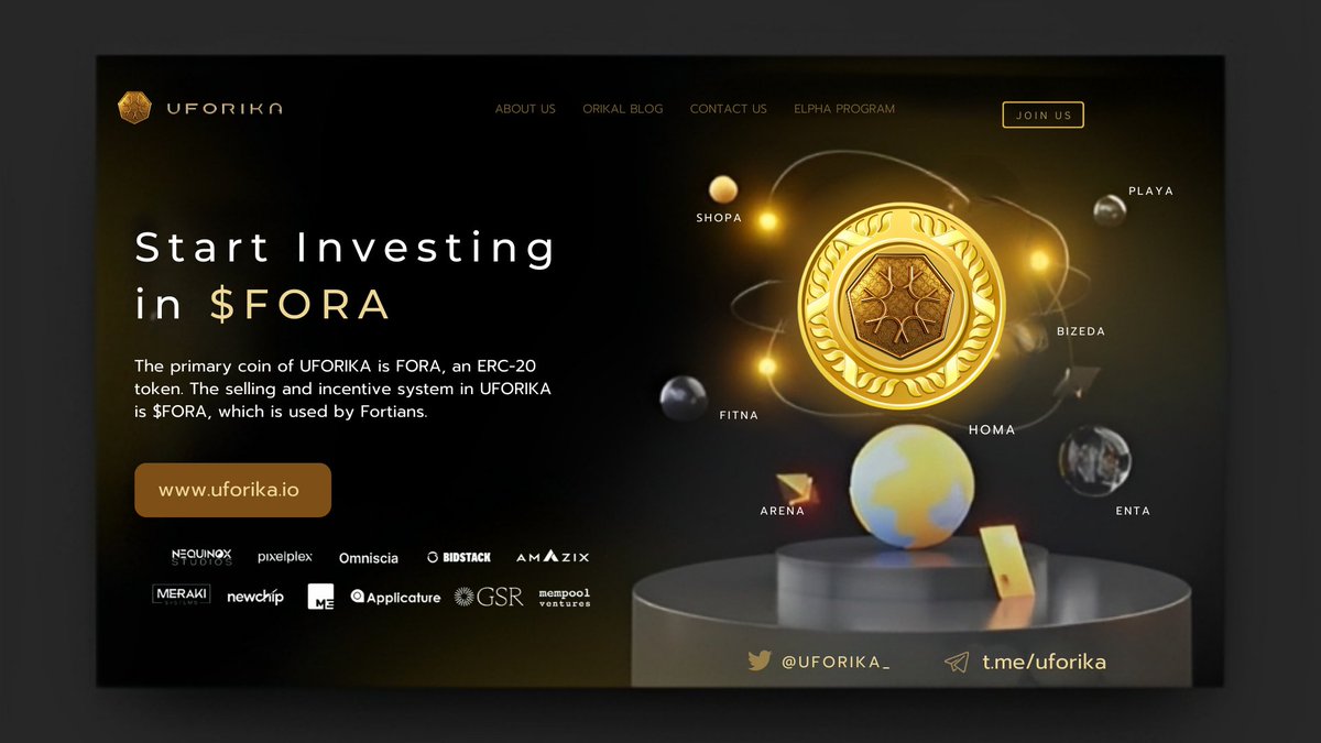 Tomheroy_io's tweet photo. The primary coin of @UFORIKA_ is $FORA, you can buy customized materials for avatars and HOVA-boards as well as passes to events on Uforika using $FORA.
Learn more at ๐ https://t.co/Rlqwg1xBfS
#UFORIKA #MetaGaming #ELPHA https://t.co/lUTk2GGMnb