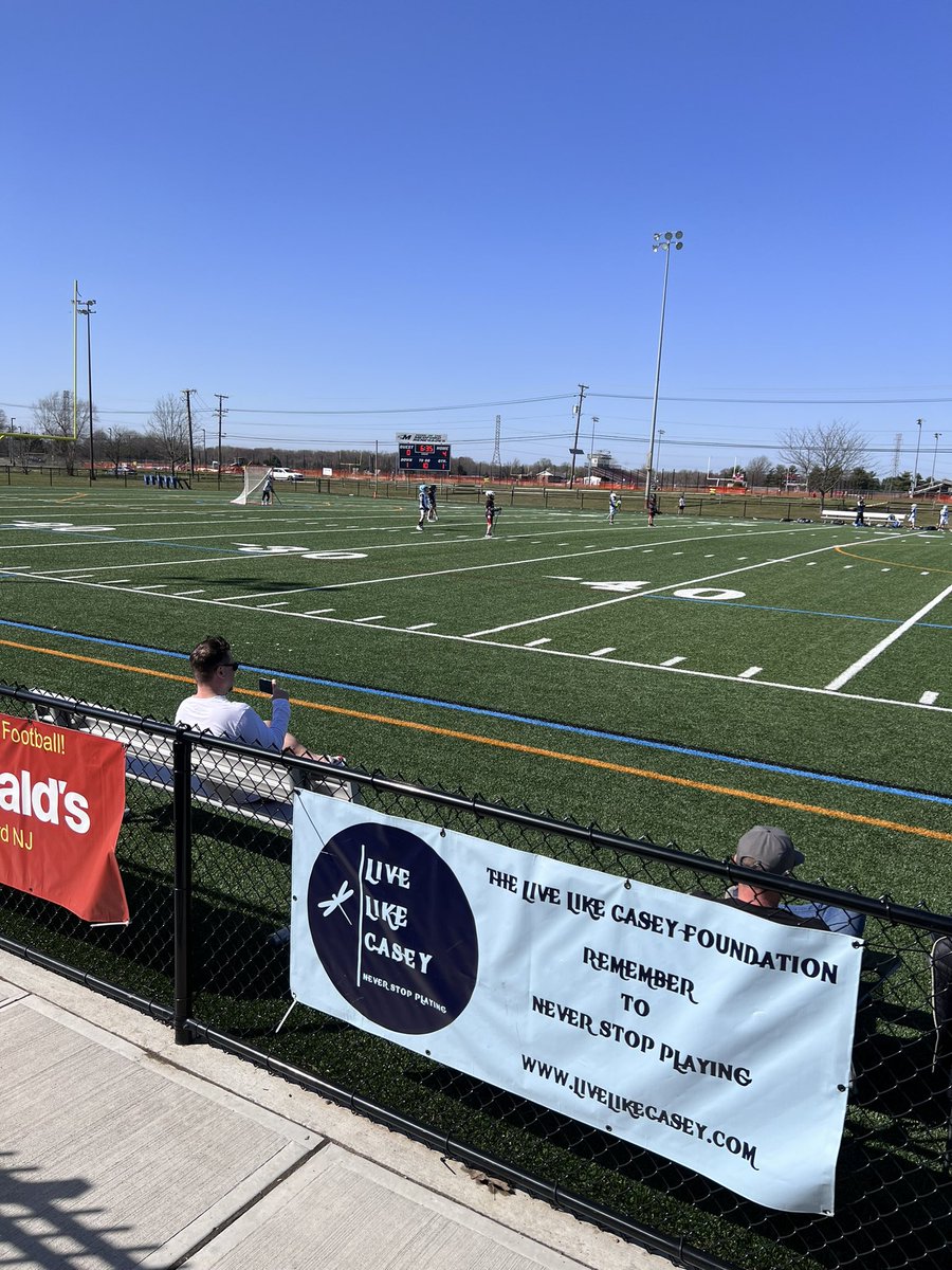 LiveLikeCasey's tweet photo. The Live Like Casey Foundation is honored to be a sponsor for MYAA lacrosse. It was extra special to see the kids playing! GO RENEGADES 💙#livelikecasey #neverstopplaying #myaa #myaalacrosse https://t.co/4OTQcQNmmX