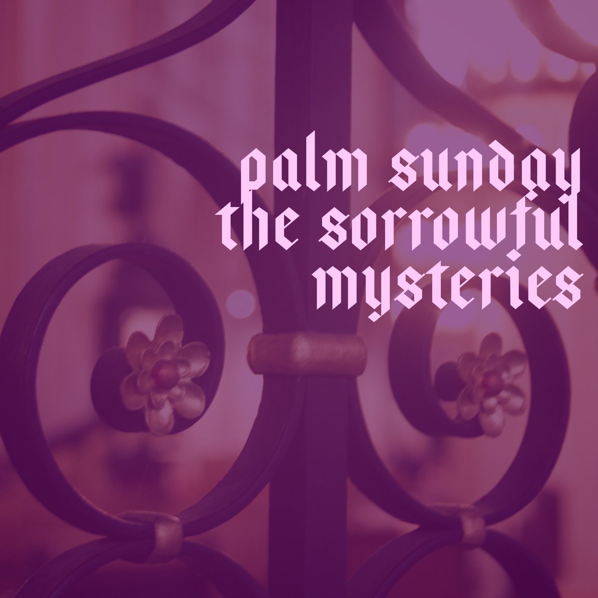 AdventureRosary's tweet photo. On this Palm Sunday, pray with us https://t.co/XLj0EW0bia