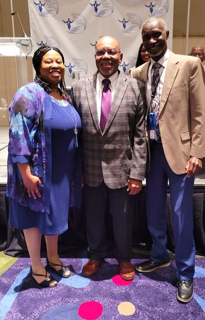 Congratulations to Professor James Holden, Jr., Virginia State University for receiving the well deserved 2023-HBCU-National Board of Directors Trailblazer Award for more than 40 years of service to music programs at HBCU’S.💙🧡