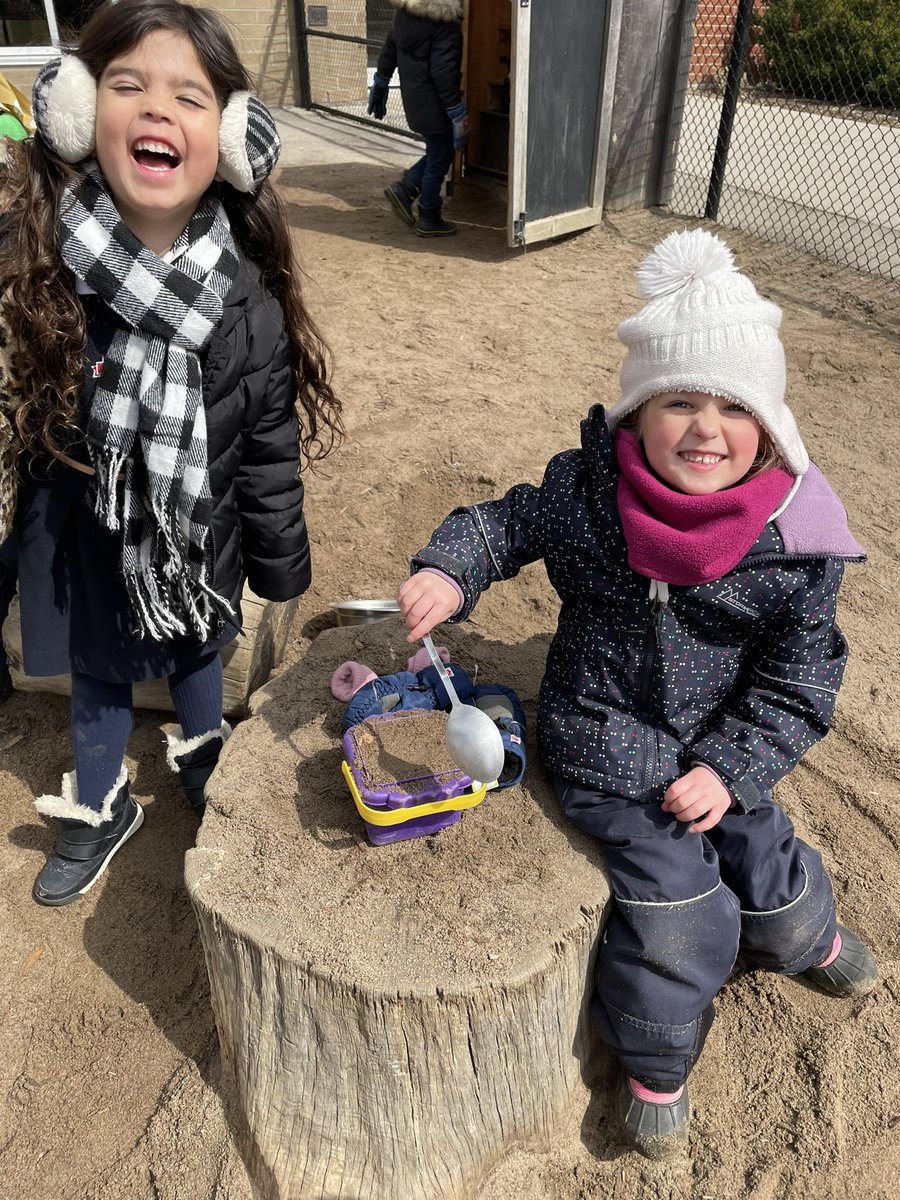 Our Ss loved exploring the sand pit this week. They focused on making cakes and cupcakes using the sand tools and natural items around the playground! 🎂🧁 #hcdsbk <a href="/stanne_school/">St. Anne School</a>