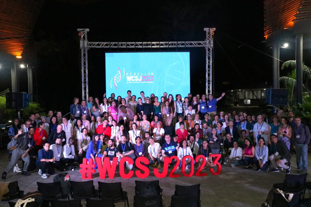 Gracias #Medellín 🇨🇴una de las mejores semanas de mi vida 💜 
El #WCSJ2023 <a href="/WCSJ23/">12th World Conference of Science Journalists</a> me permitió compartir con colegas del 🗺️ el mismo interés por contar la ciencia en diferentes formatos. 
Me voy con nuevos amig@s e ideas para <a href="/EspolDivulga/">Espol Divulga</a> <a href="/KunaEcuador/">KUNA</a> 🇪🇨
#ComunicaCienciaEc