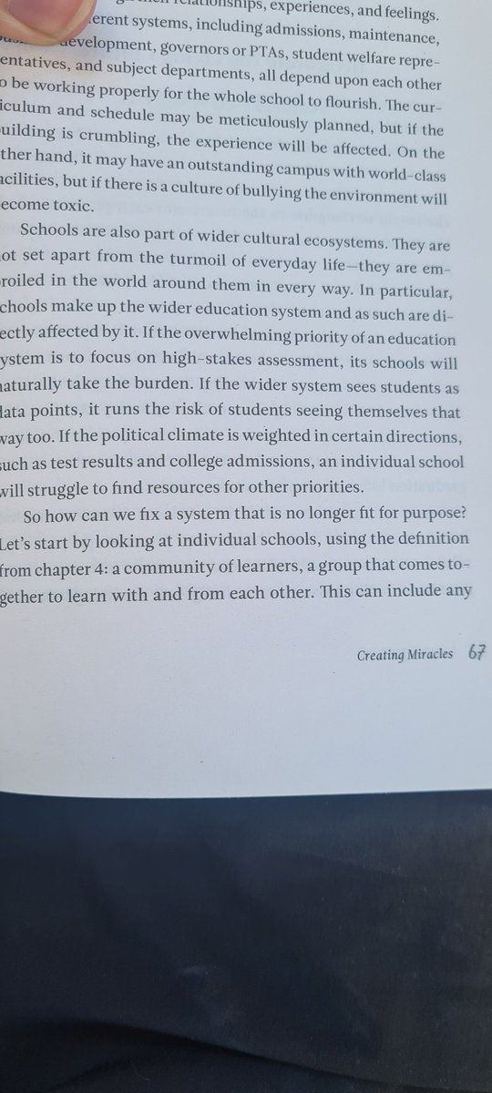 'Education is a complex adaptative and living system - there are multiple systems within the system, which constantly interact with each other to keep the whole thing going.'  #RIPKenRobinson #edureading #AussieEd