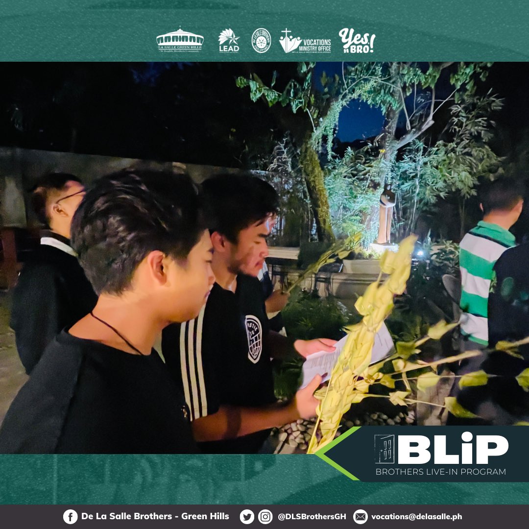 DLSBrothersGH's tweet photo. • #BLIP Day 4  (3 of 3) Round Up: Residencia De La Salle • 

Palm Sunday Anticipated Mass with the Residencia De La Salle Brothers Community.

Thank you @DLSBrothersDSM 

#YesBro #FSCvocations #moreFSC
@dlsbrothersph https://t.co/NODqzMlVOw