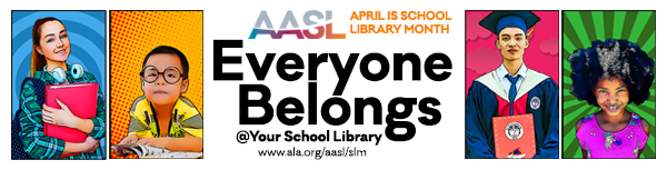 April is School Library Month! It is time to celebrate the amazing people making school libraries a safe, welcoming, and educational place for our students. #AkLearns #AkReads @AKLibraryAssoc #AASLslm