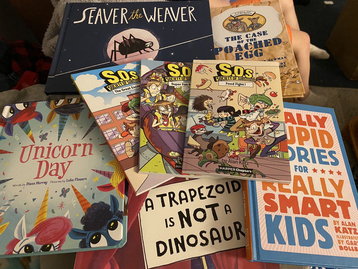 Went to the Poughkeepsie Public Library Book Festival today. Can’t wait to read all the new books the kids picked out by @AlanKatzBooks  @smorrisart @robinnewmanbook @DianaMWrites and @PCzajak, we had such a good time. #ReadingIsFun #SignedByTheAuthor #KidsPicks