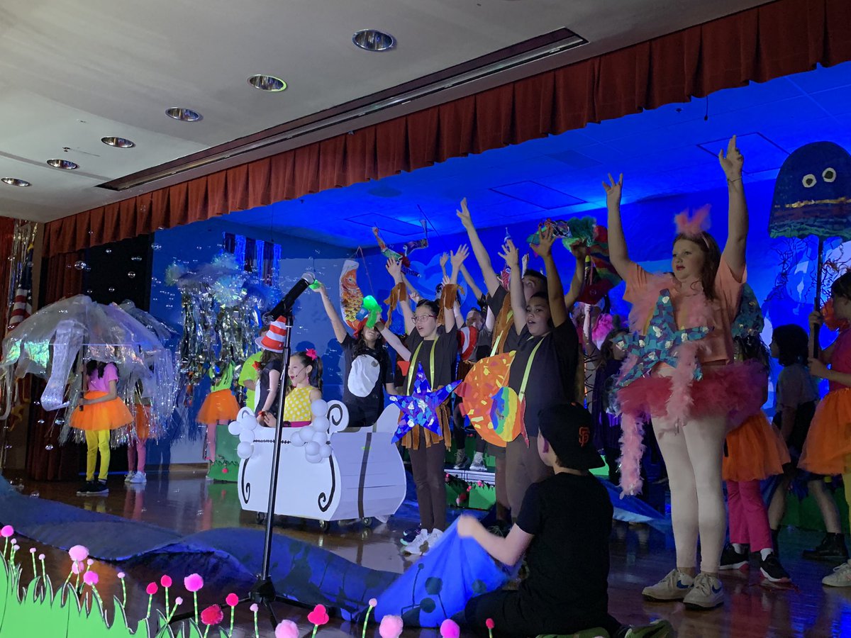WSESTheatre's tweet photo. I look back on what we created together & I’m filled with joy & pride. Thank you Seussical for the confidence gained, the lessons learned, the friendships formed, the magic made! I’m grateful! It’s all joy in the end! @WSESWildcats @KISDFineArts #CelebrateKISD #MusicalMonth https://t.co/oOyNpQh3i1
