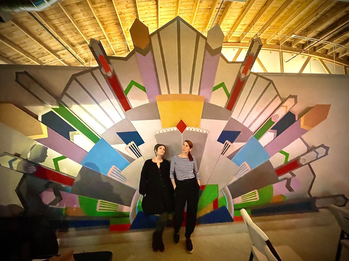 The amazing sculpture/art piece/backdrop at @madamezuzus designed by <a href="/katelanfoisy/">katelan foisy</a> and <a href="/Billy/">William Patrick Corgan</a>.